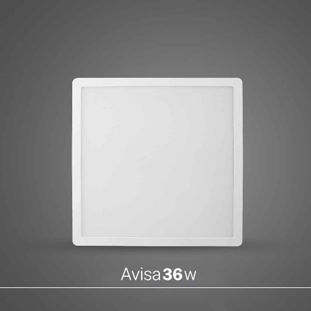 چراغ آویسا ۳۶ وات روکار مربعی پارس شعاع توس | چراغ LED SMD سقفی
