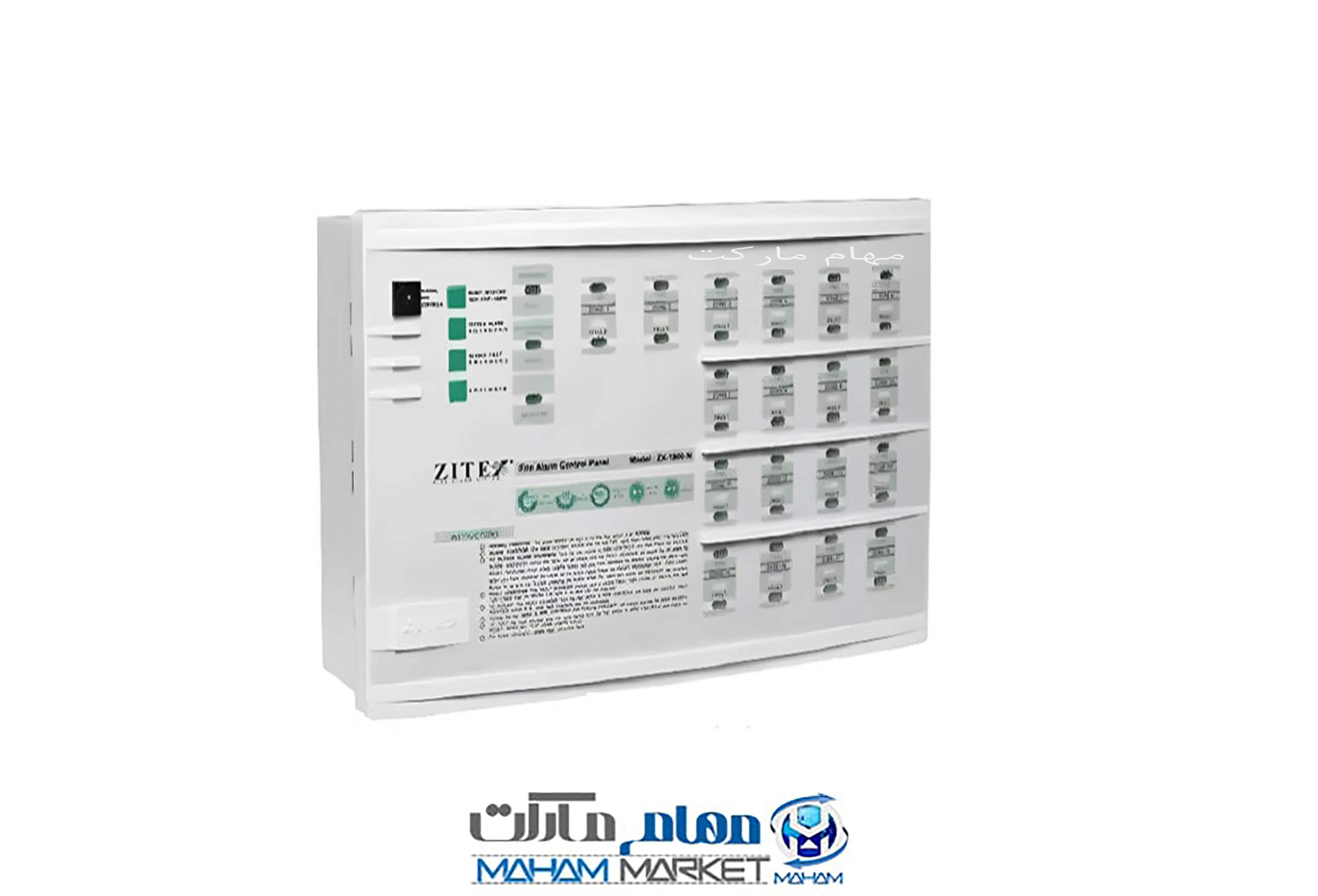 کنترل پنل اعلام حریق کانونشنال ۱۲ زون زیتکس مدل ZX-1800-12